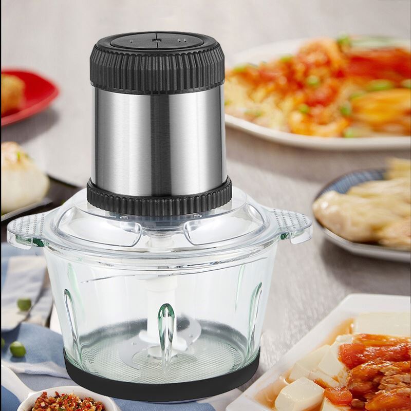 selling best onion, meat electric oem vegetable mini smoothie make glass chopper cup food processors/