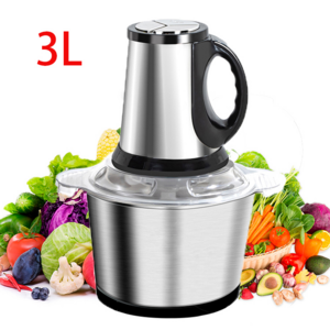 Home Kitchen Chopper Food Grinders Cheap Stainless Steel Small Best Meat Chopper Automatic 2L 3L Electric Meat Grinder For Sale