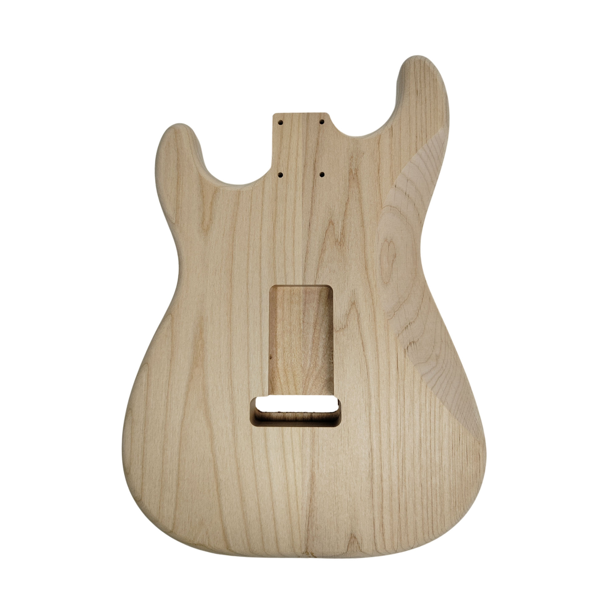 American Alder Wood ST Stratocaster Unfinished Un-paint Body DIY Electric Guitar Kit