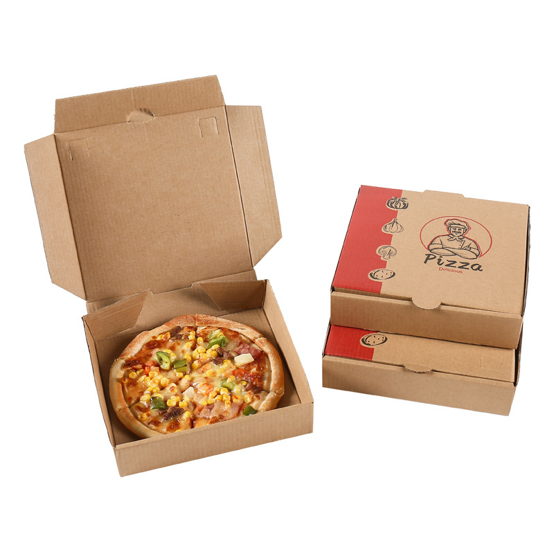 Protective Yellow Boite 31 Cartons 33x33 Corrugated Custom Pizza Paper Box