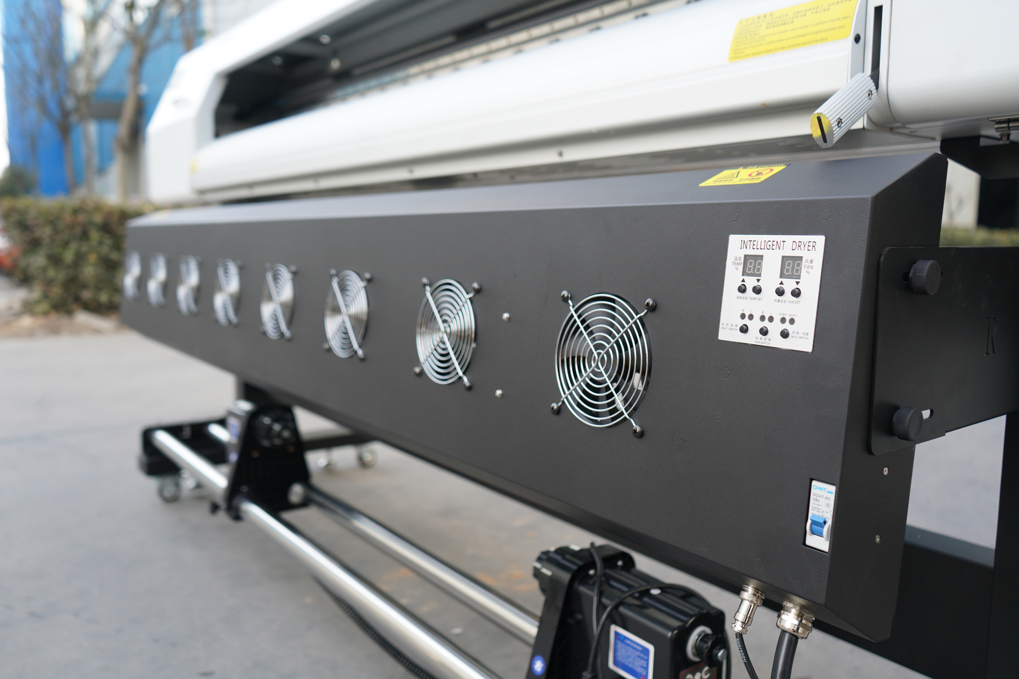Yinstar 2 head 1.8m large format eco solvent printer in China vinyl ...