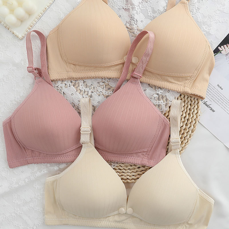 Customized high quality  Maternity Clothes Soft And Comfortable wear Breastfeeding Seamless Nursing Bra