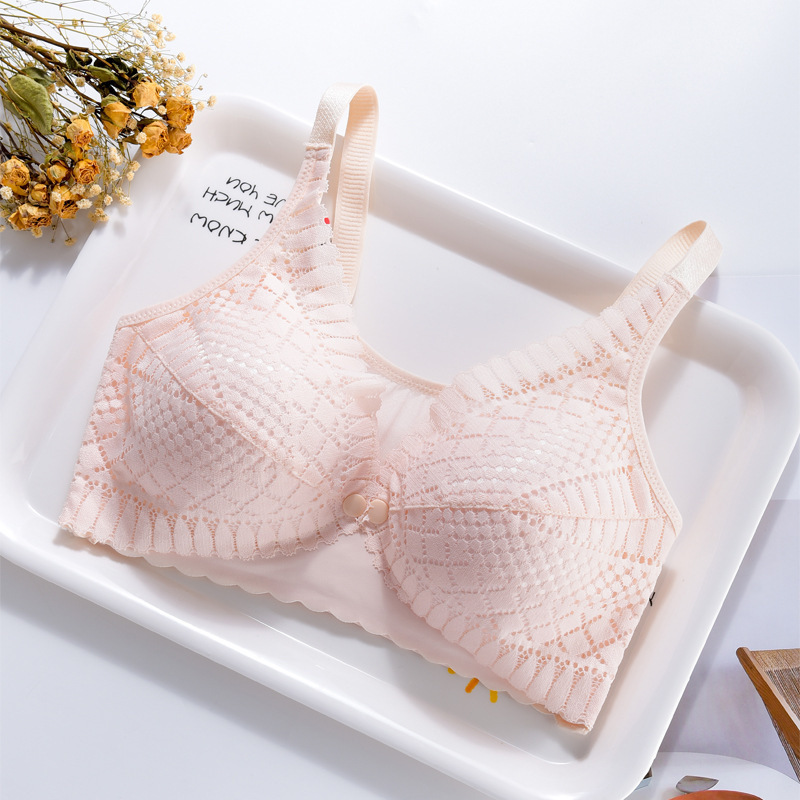 Customized comfortable high size v neck soft hands free sleeping wireless seamless maternity nursing bras