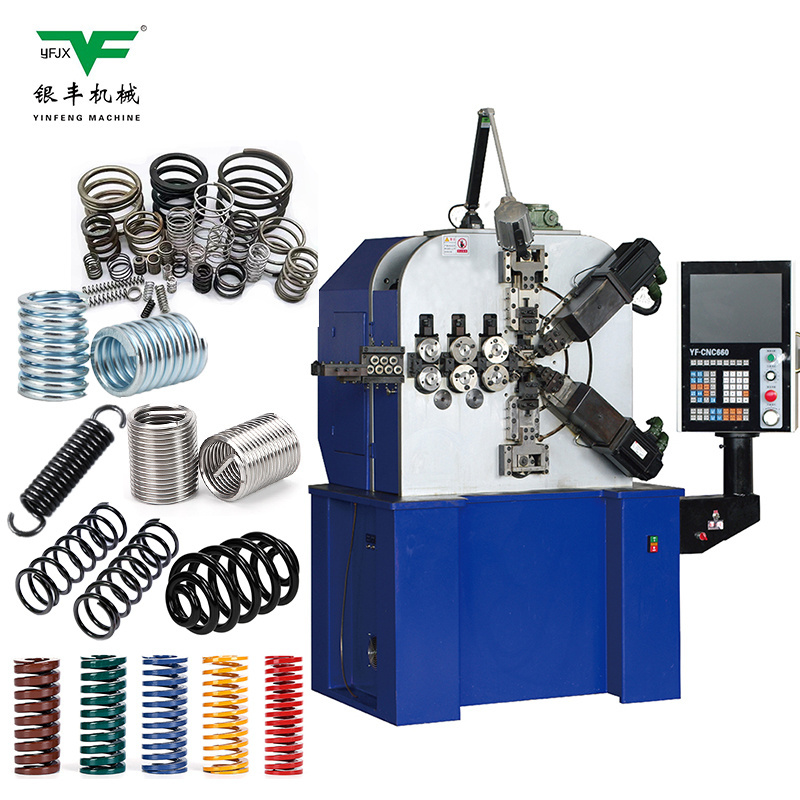 0.4-3.0m steel spring coiling machine.servo motoer coiler spring machine