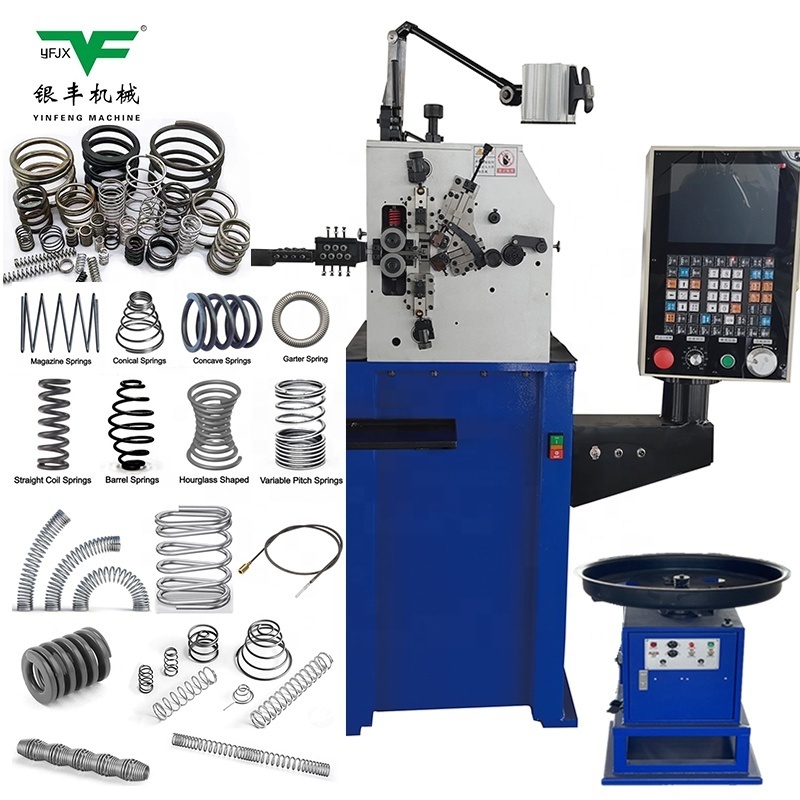 0.4-3.0m steel spring coiling machine.servo motoer coiler spring machine