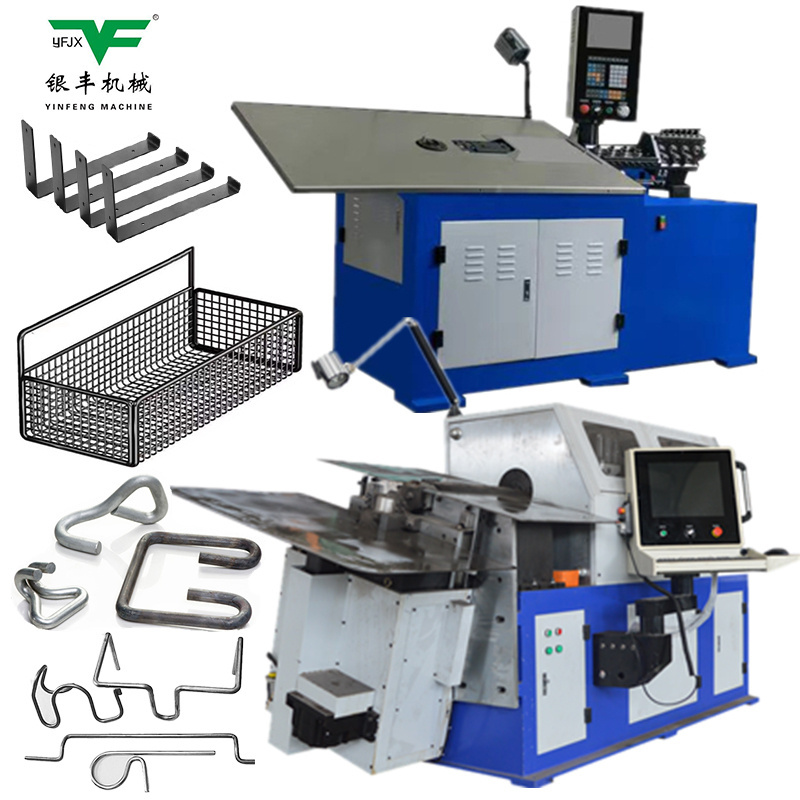 2mm-14mm 2d 3d cnc wire forming machine.flat wireframe bending machine.autometic stainless wire bending machine