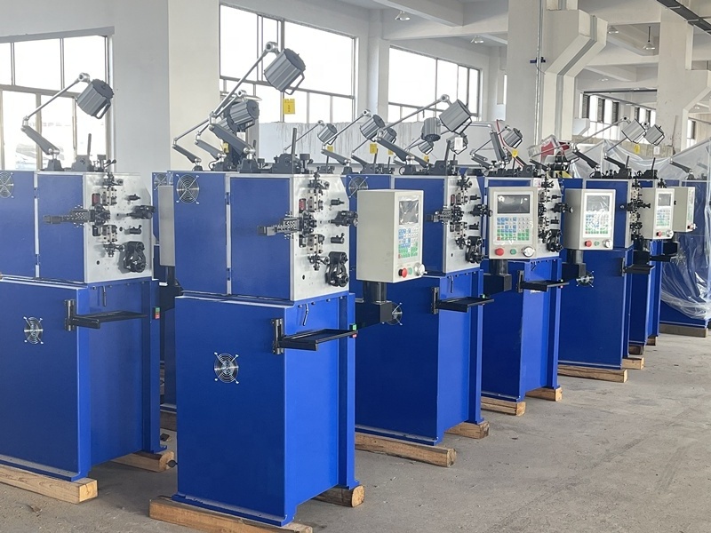 2 axces cnc spring coiling machine,automatic plc compression coiled spring machine,auger spring coiler machine