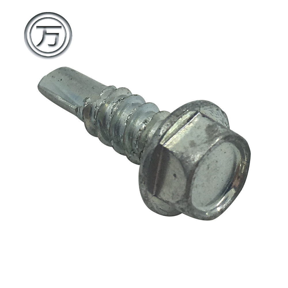 m10 m12 hex flange washer head self drilling screw