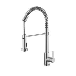 YINGAO flexible spring spray stainless steel pull out kitchen upc sink faucet