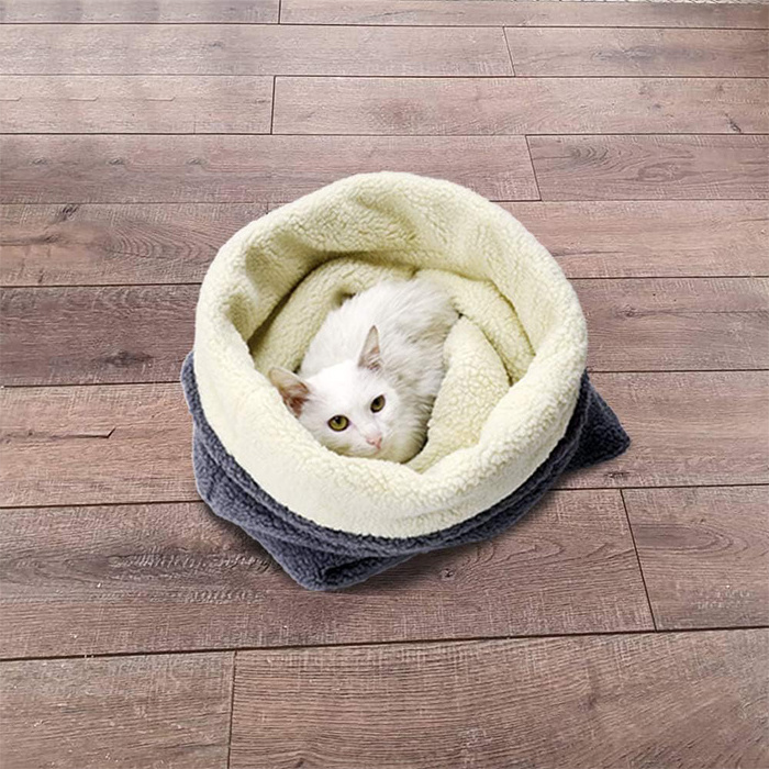 Y179 Cozy Soft Pet Mat Comfortable Warming Pad Sack for Cats and Small Animals Cat Sleeping Bag