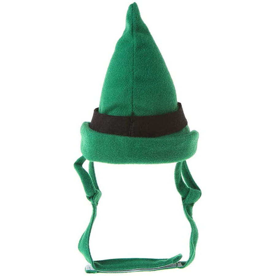 C878 2024 Pet Dog Christmas Wear Wizard Hat With Elastic Strap Cosplay Party Costumes Accessories Dog Wizard Hat