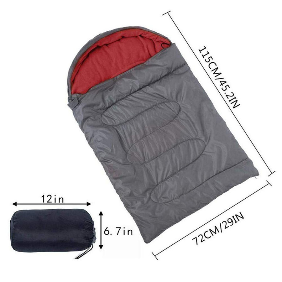 C454 Compressible Pet Dog Camping Sleeping Bag With Storage Bag Waterproof Cover Fleece Lining Warm Sleeping Bag For Pet