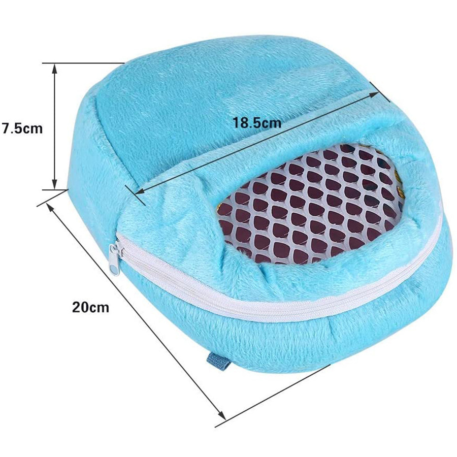 C1846 Durable Hamster Small Pet Carrier Bag Outdoor Travel Easy Carry Soft Hamster Carrier Bag