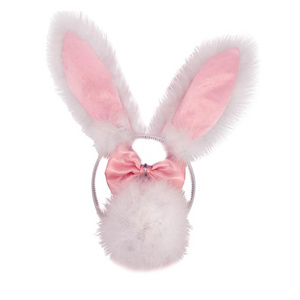 5072 Carnivals Rabbit Ear Headband Costume Set Animal Performance Party Favors Animal Carnival Costume