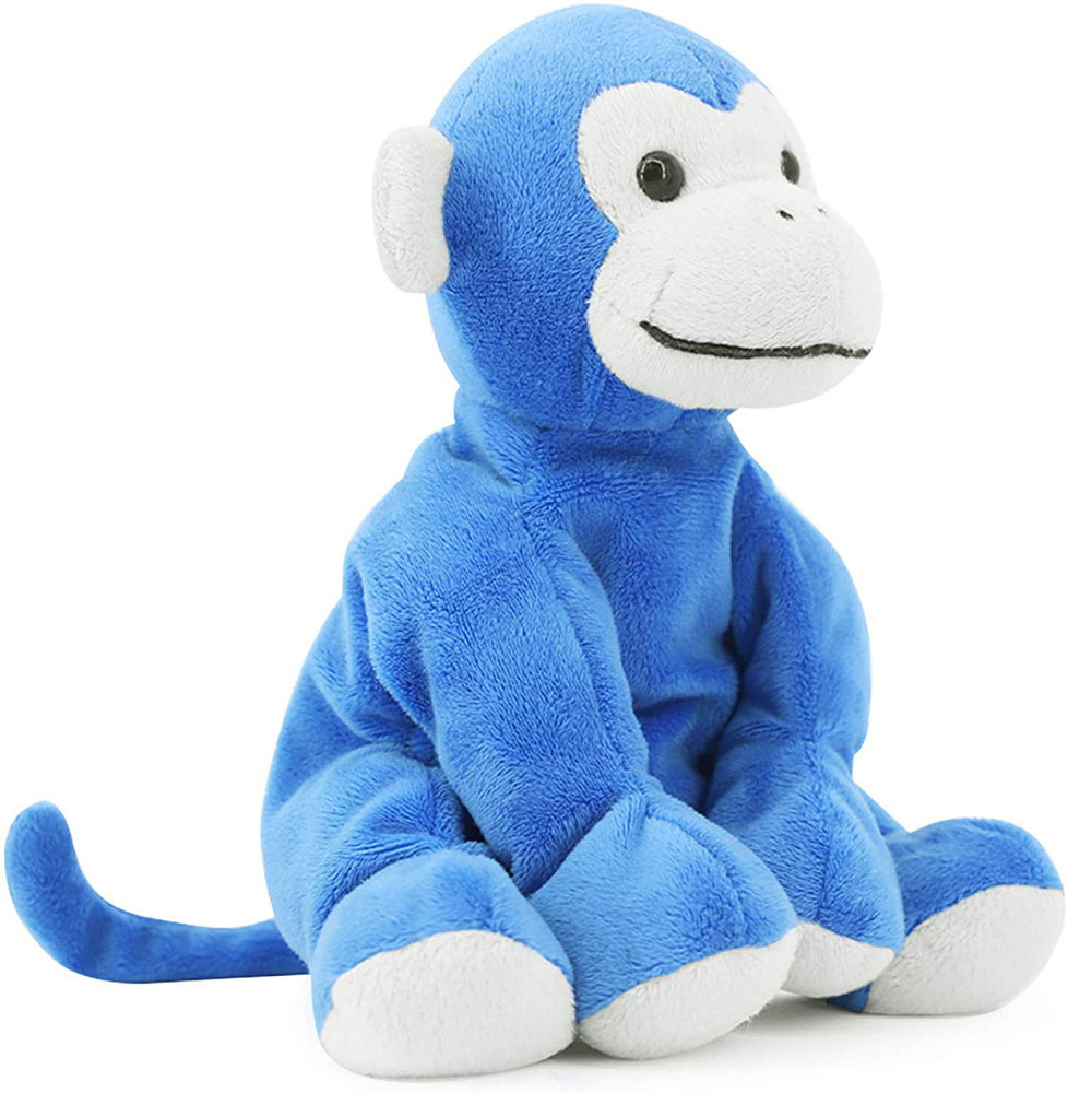 2044 Blue Monkey Stuffed Animal dragapult plush Doll Soft Cute Monkey Toy for Kids Birthday Gift monkey plush toy