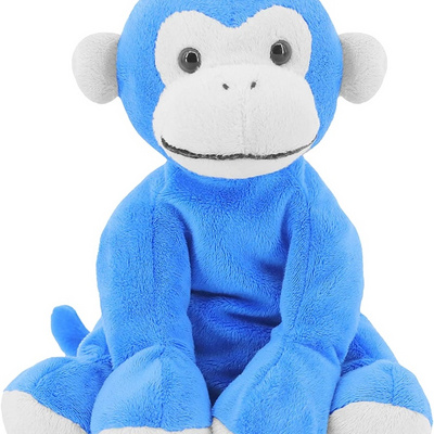 2044 Blue Monkey Stuffed Animal dragapult plush Doll Soft Cute Monkey Toy for Kids Birthday Gift monkey plush toy