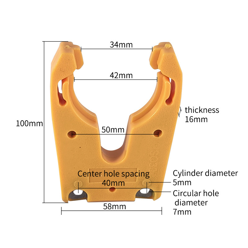 ISO30 Engraving Machine  Accessories ABS Flame Proof Rubber CNC Spindle Automatic Tool Change  Holder Clamp Tool Holder