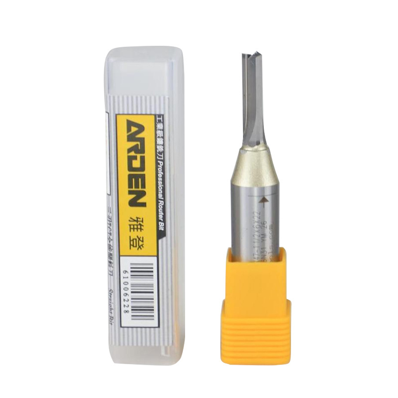 Arden CNC Router Bit TCT Carbide Milling Cutter 2 Flute Straight Bit For MDF Wood Router Bits 1/2 1/4 Shank Wood cutting tools