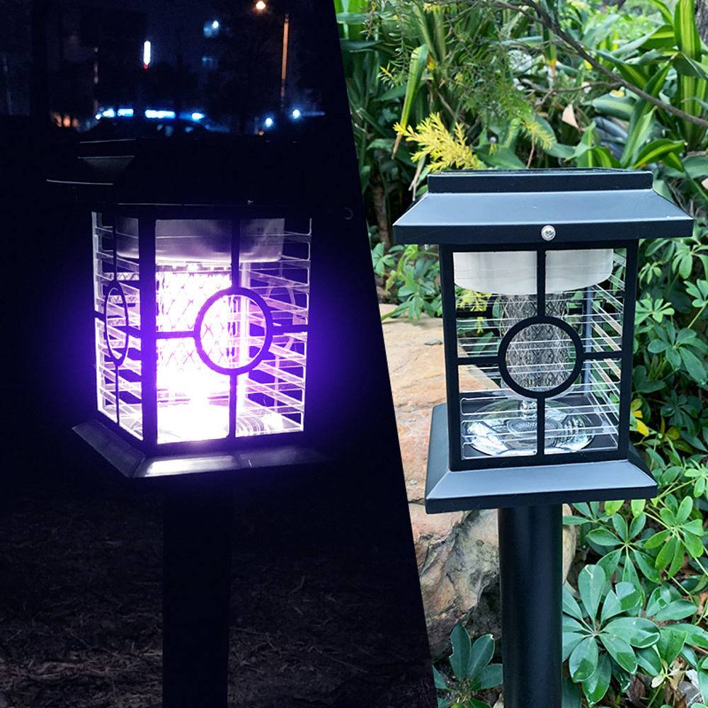 Guangdong Solar Mosquito Killer Lamp Mosquito Killer By Suction Solar charging 2 In 1 Bug Zapper