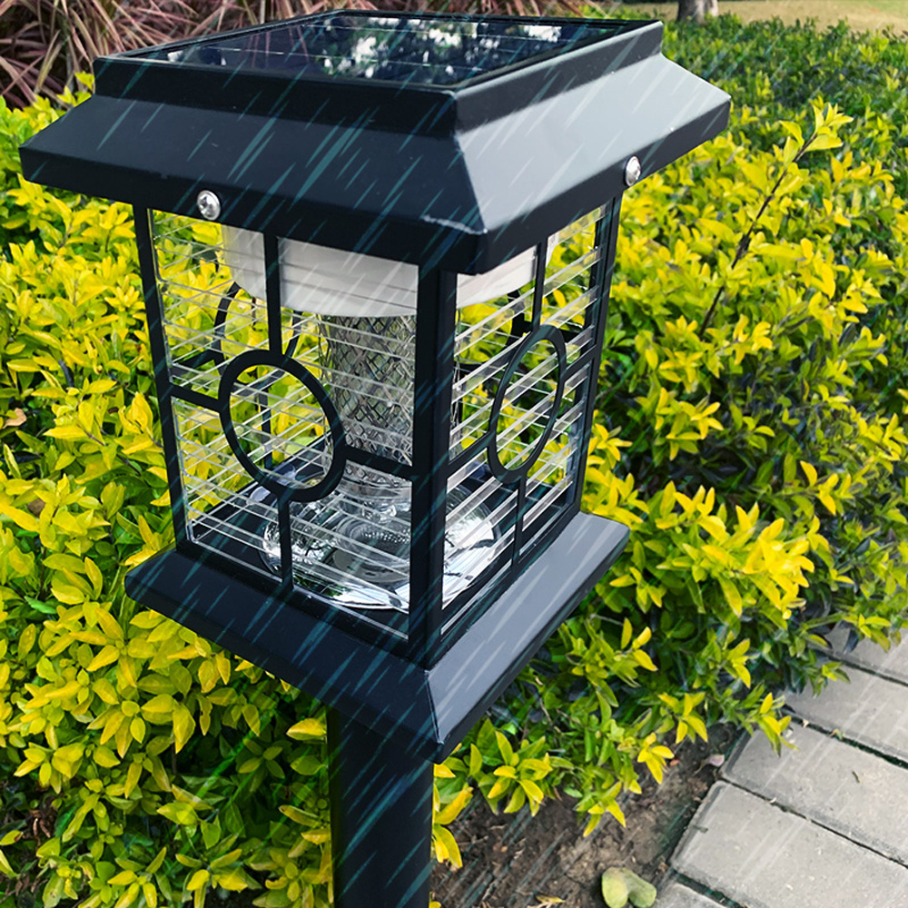 Guangdong Solar Mosquito Killer Lamp Mosquito Killer By Suction Solar charging 2 In 1 Bug Zapper