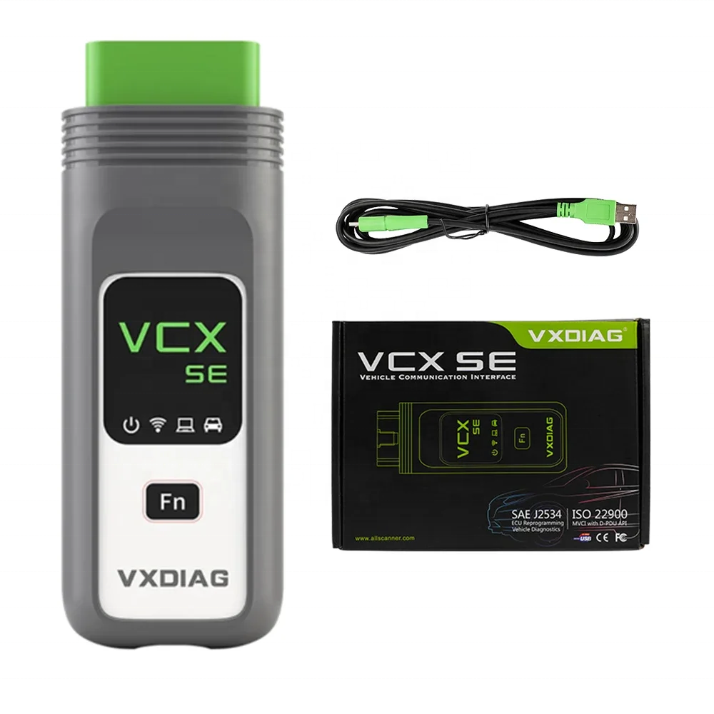 VXDIAG VCX SE VX408 for Mercedes Benz Car OBD2 Diagnostic Scanner C6 Star Diagnosis Support DoIP J2534 Programming ECU Coding A+