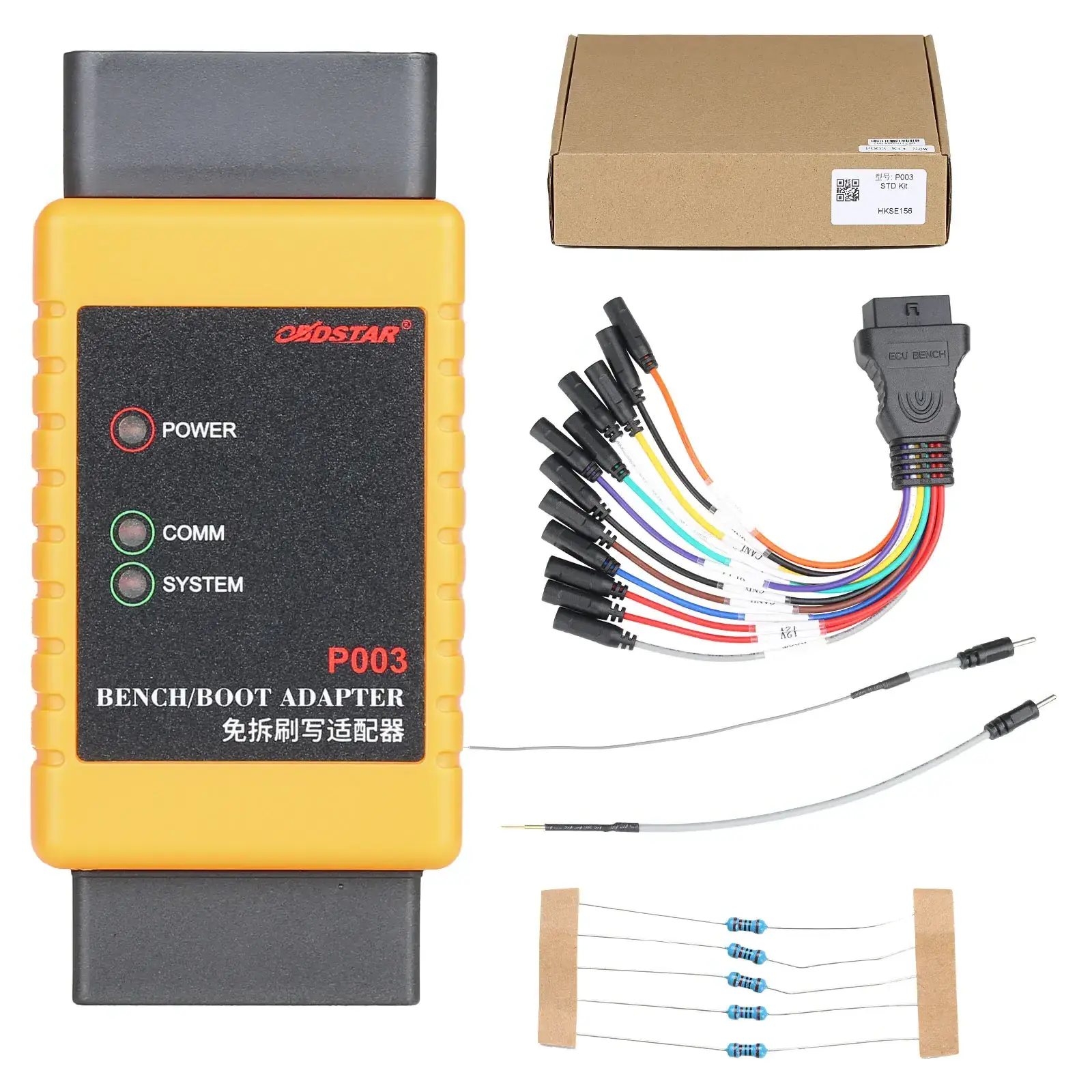 OBDSTAR P003 Bench/Boot Adapter Kit for ECU CS PIN Reading with OBDSTAR IMMO Tablets X300 DP, X300 Pro4, DC706 and X300 DP Plus