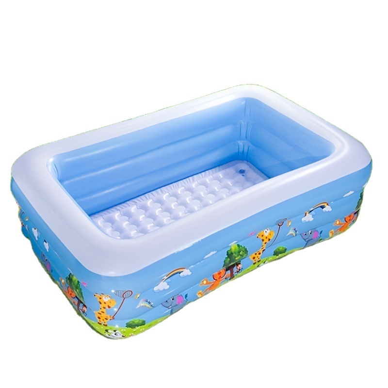 Piscine custom logo pvc transparent small clear baby indoor swimming mini outdoor inflatable pool