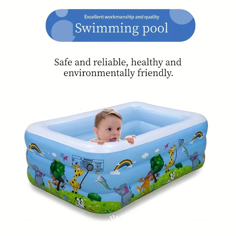 Piscine custom logo pvc transparent small clear baby indoor swimming mini outdoor inflatable pool