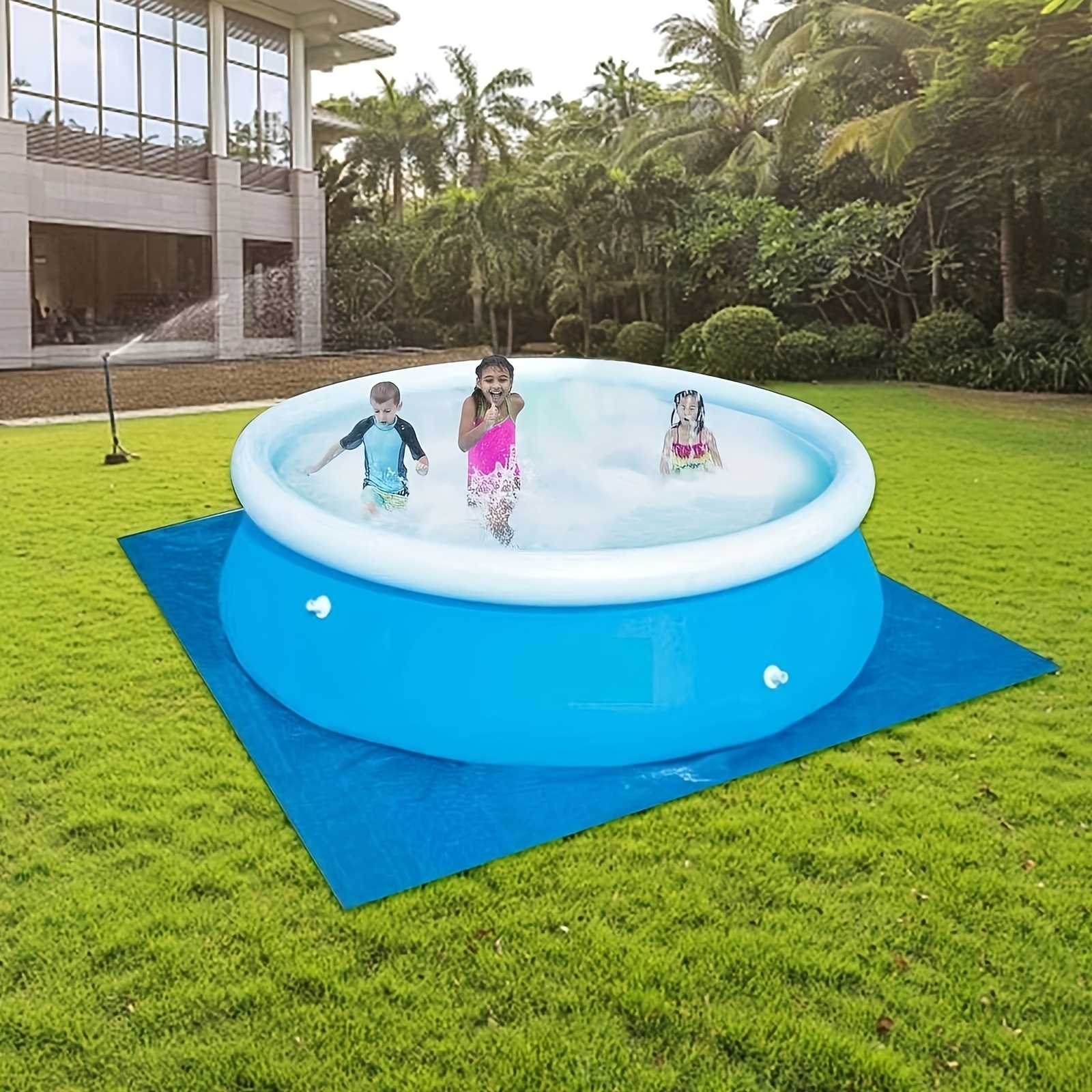 Piscina inflable custom inflatable swimming pool small adult and kids deep abvoe ground pool outdoor