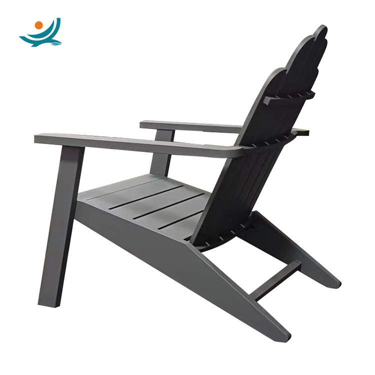 Modern Outdoor Aluminum Adirondack Chair Composite Pool Lounger Stylish Garden Furniture for Patio