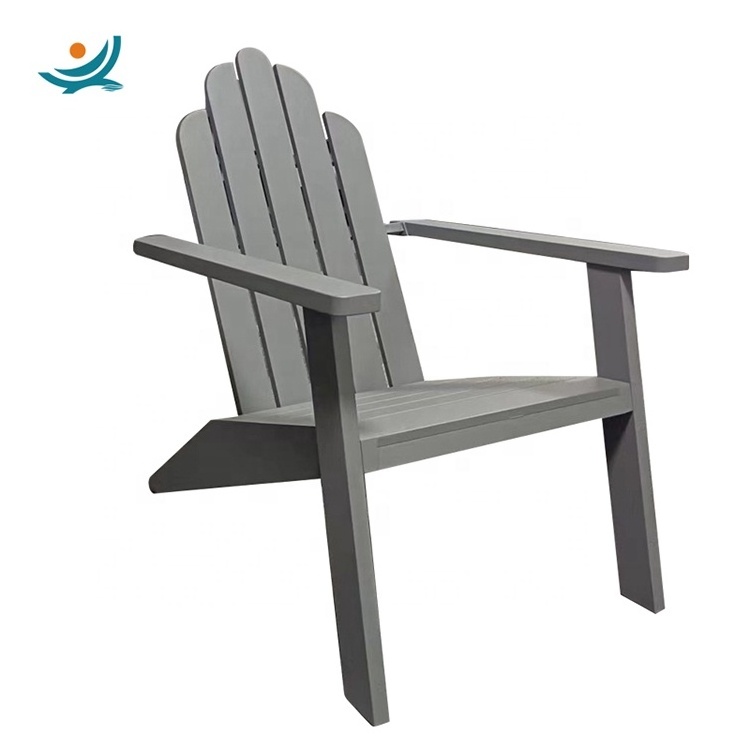 Modern Outdoor Aluminum Adirondack Chair Composite Pool Lounger Stylish Garden Furniture for Patio