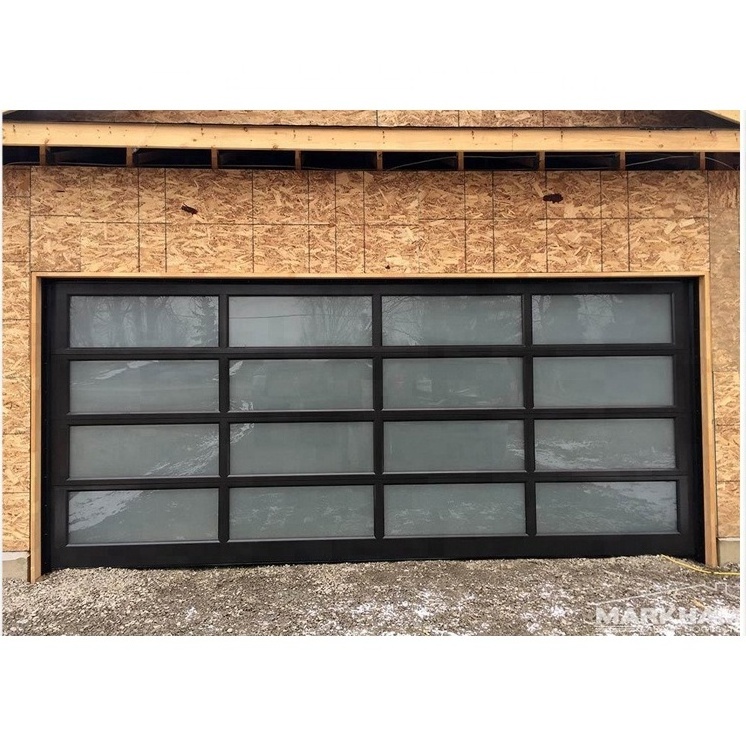 9x8 / 8x7 / 12x7 / 9x7 Modern Electronic Insulated Panel Car Garage Door For House