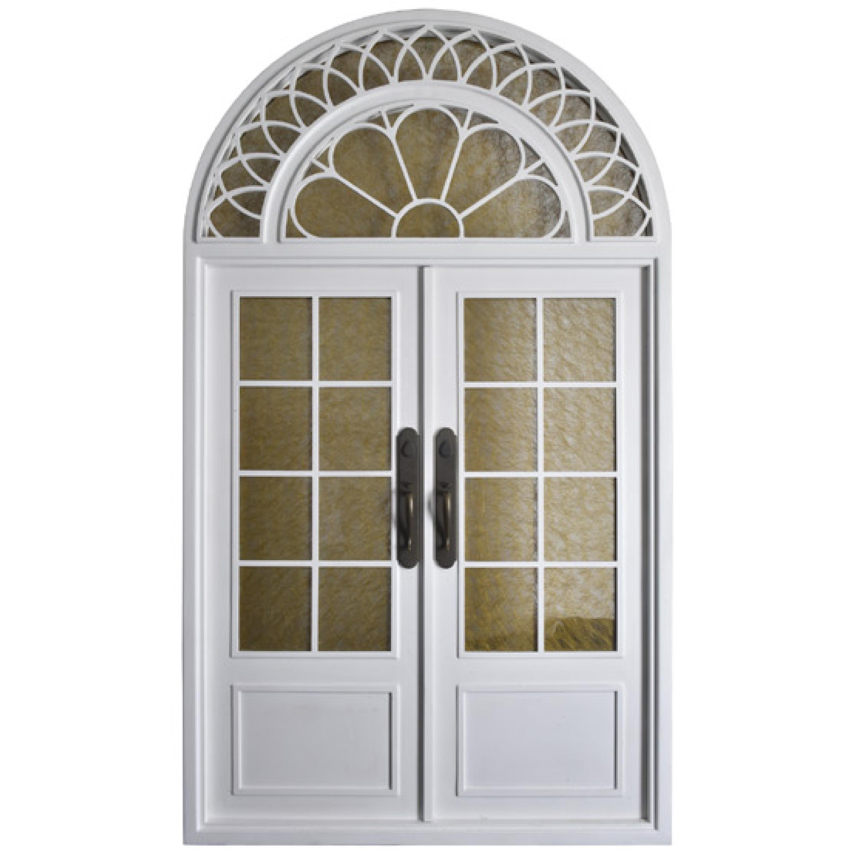 Front Simple Cast Iron Door Designs Metal Security Door Classical Wrought Iron french Doors