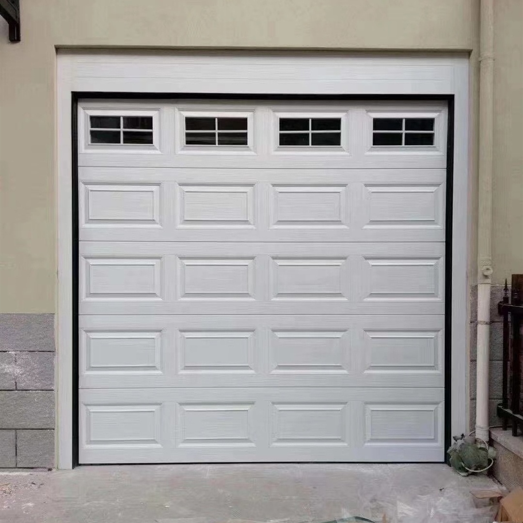 9x8 / 8x7 / 12x7 / 9x7 Modern Electronic Insulated Panel Car Garage Door For House