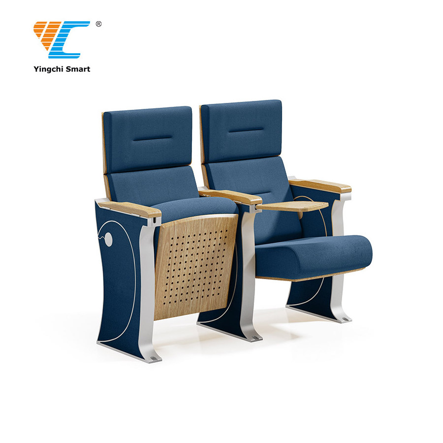 Yingchi Logo Design Folding Auditorium Chairs Lecture Church Cinema Stadium Theatre Seating Movie Theater With Sofa Seats