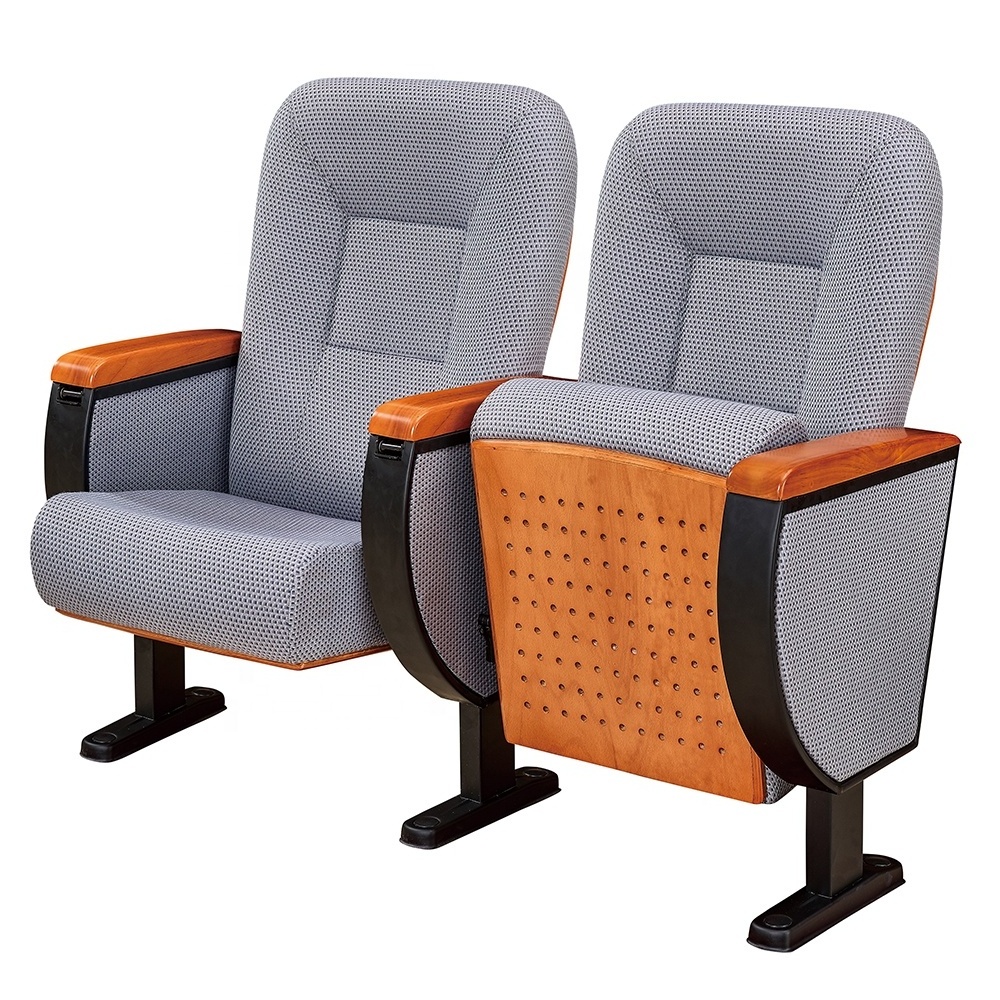 Wholesale Cheap Auditorium Church Chair Lecture Seat Cushion Recliner Chair Theater Seat VIP For Stadium