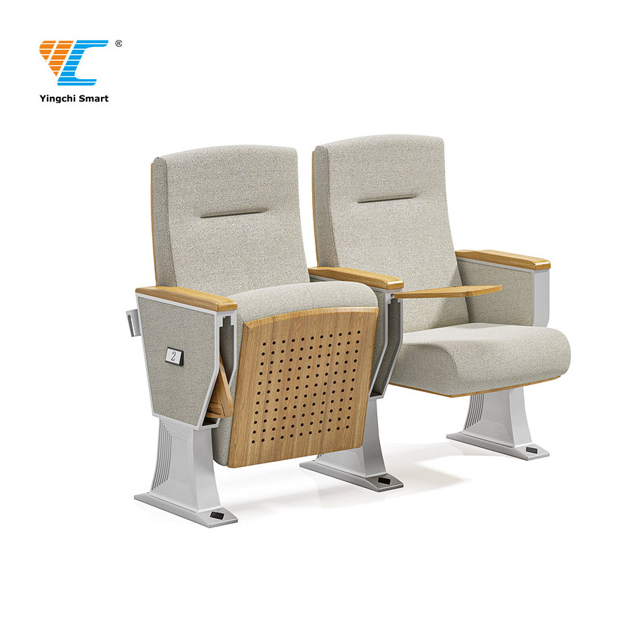 Yingchi Logo Design Folding Auditorium Chairs Lecture Church Cinema Stadium Theatre Seating Movie Theater With Sofa Seats