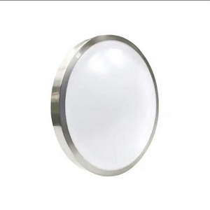 LED ceiling light silver round recessed modern dimmable ceiling lighting for bedroom kitchen hallway living room