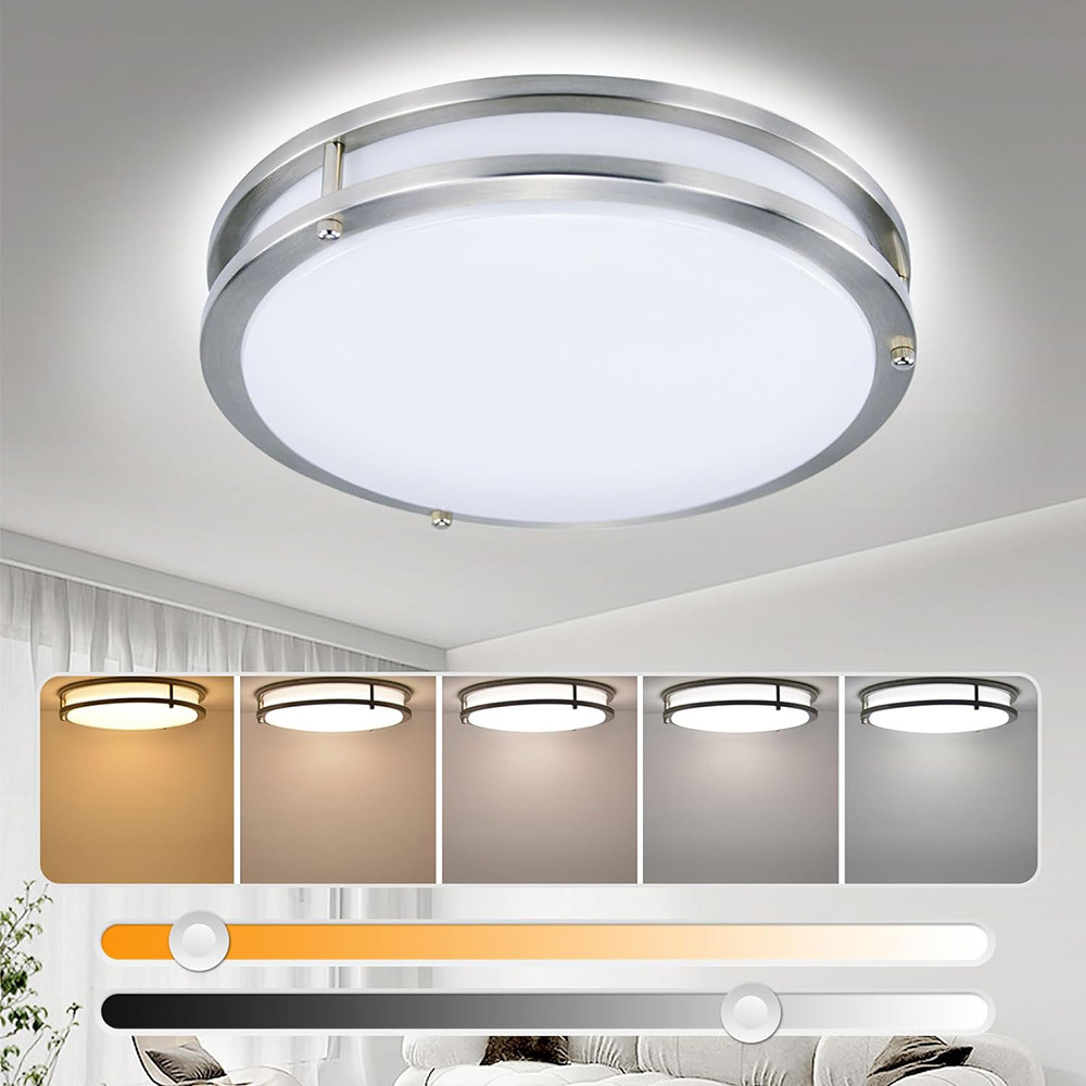 12W 18W 24W 36W ETL 5CCT Dimmable Surface Flush Mount COB Corridor Led Ceiling Light Round Ceiling Lamp for Indoor Home Lighting