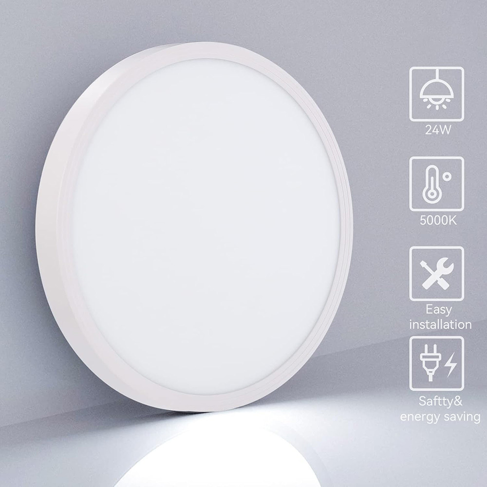 Wholesales Led Flush Mount Panel Light Round 3CCT Dimmable Slim Led Ceiling Panel Light 10