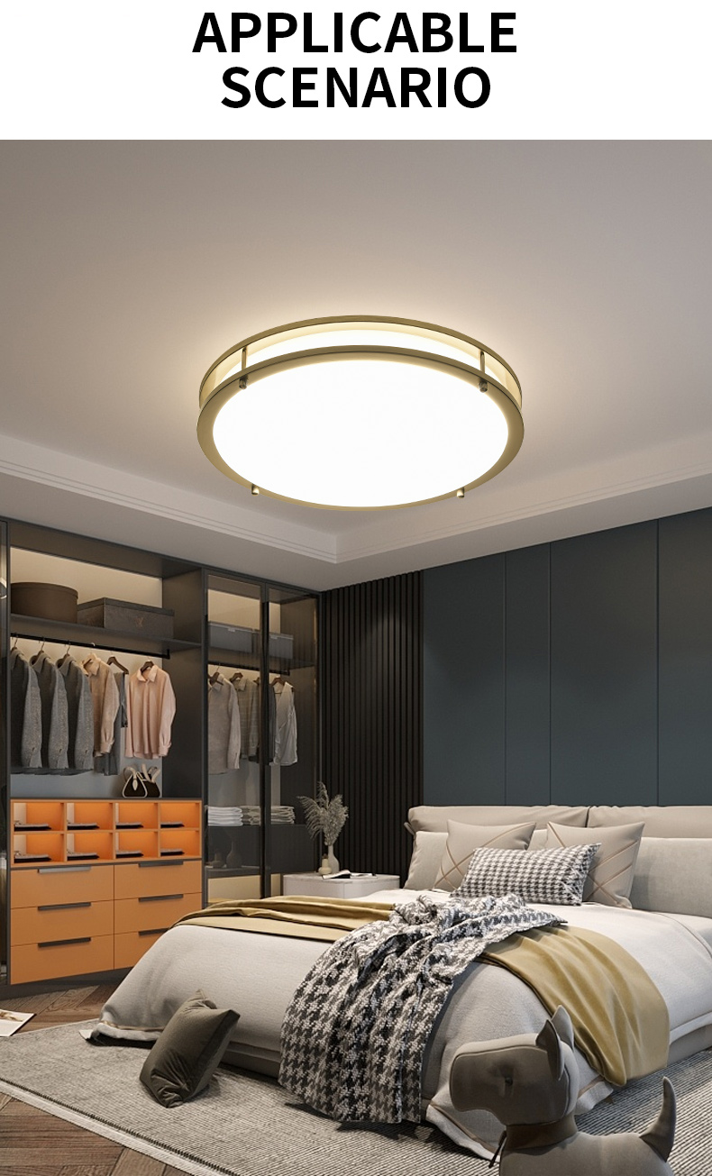 Modern Surface Mounted Bedroom Living Room Home Lighting Round White Ceiling Lighting Led Ceiling Light