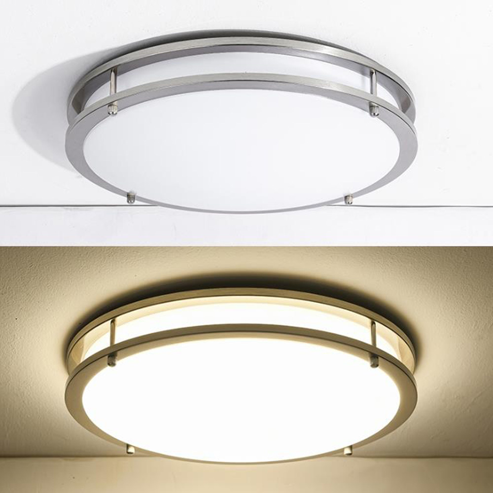 10Inch 12Inch 18W 24W Modern Dimming Hallway North America Round Ceiling Lamp Bathrooms Living Room Led Ceiling Light