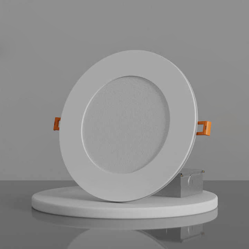 ETL Wet location IP44 4in 6in 9W+3W 12W+3W 5CCT LED slim panel Downlight with night light