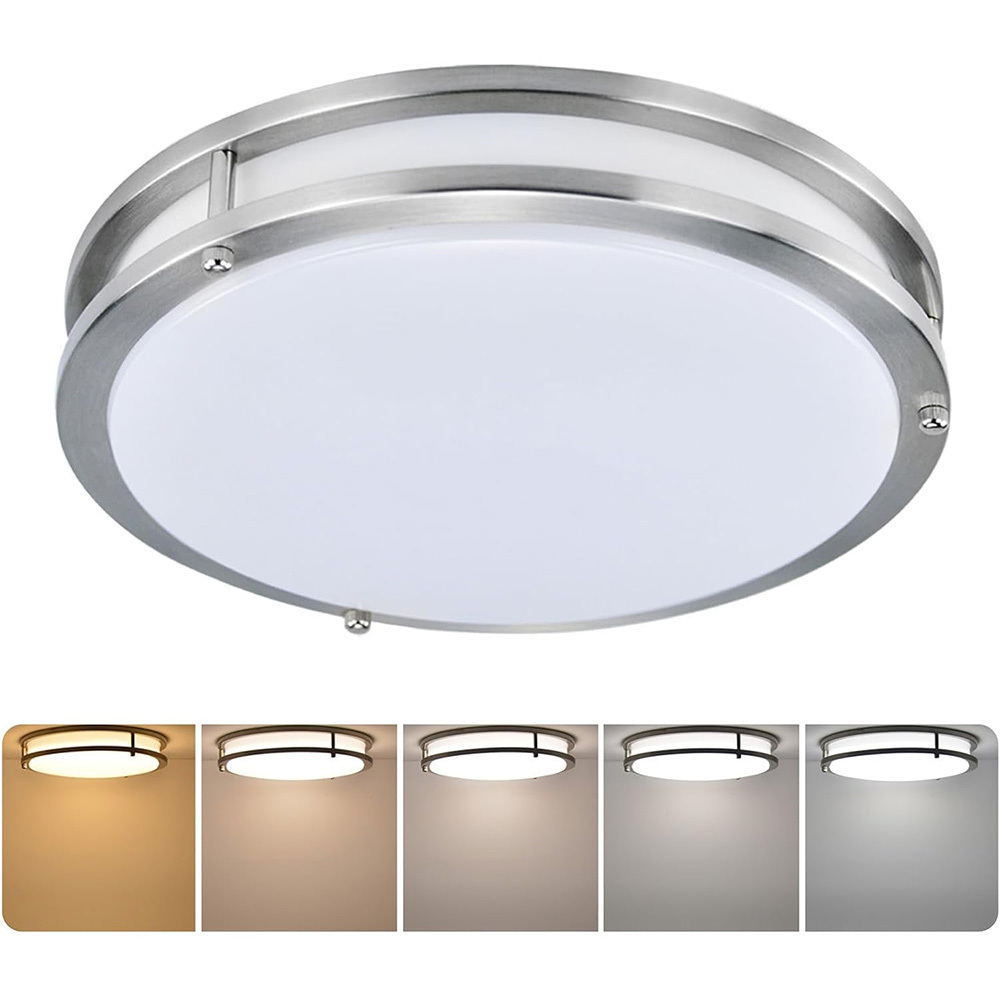 ETL 5CCT Surface Mount Ceiling Mount Lights 18W 24W LED Ceiling Light Fixture for Bedroom Kitchen Bathroom Hallway