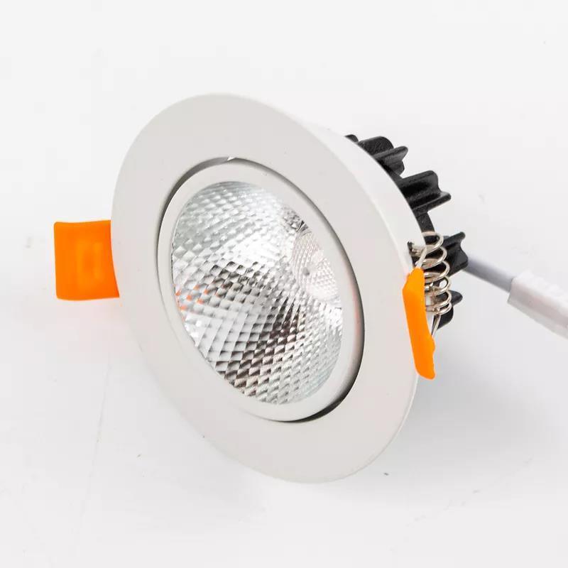 Factory sale aluminum housing recessed mounted down light 7w 9w 12w 15w 18w 24w 30w COB ceiling spot light LED spotlight