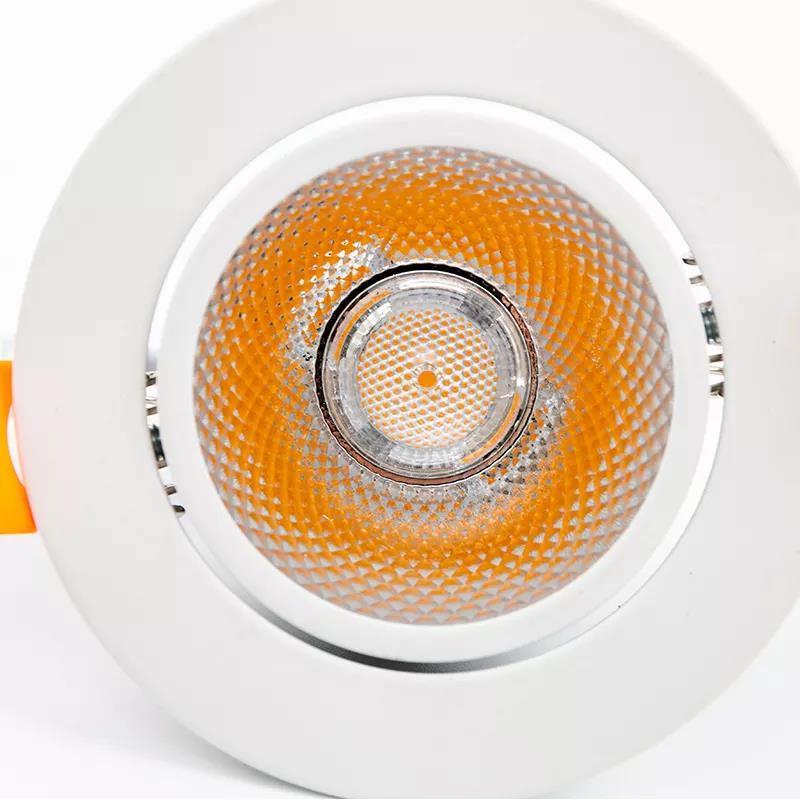 Factory sale aluminum housing recessed mounted down light 7w 9w 12w 15w 18w 24w 30w COB ceiling spot light LED spotlight