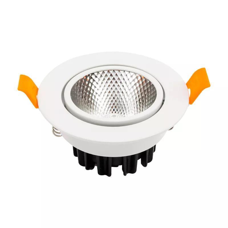 Factory sale aluminum housing recessed mounted down light 7w 9w 12w 15w 18w 24w 30w COB ceiling spot light LED spotlight