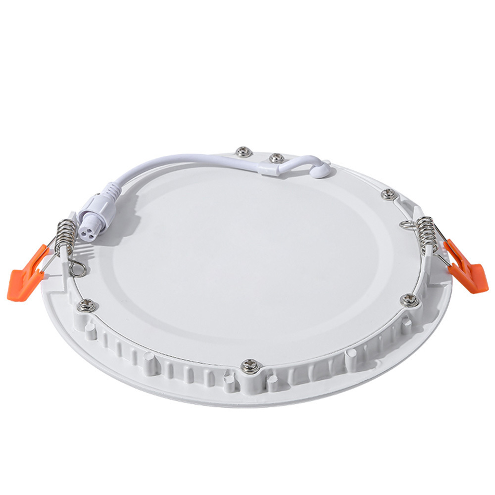 5CCT with Junction Box Dimmable Round Shape Down Lights 9W 12W Recessed Ceiling Smd Led Panel Lights