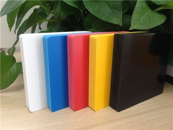 Color PVC Foam Board Sheets Red Black Green Blue Yellow 3mm 5mm 8mm Thickness 1220*2440mm 4FT*8FT Color PVC Plastic Sheet