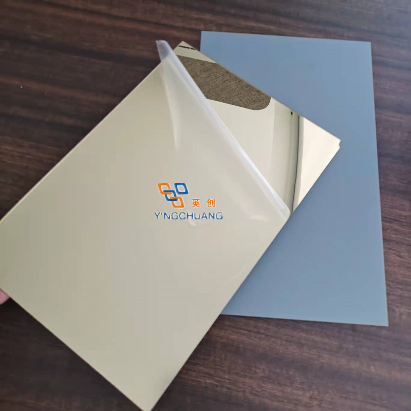 Wholesale 1220 x 2440mm, 4' x 6' Gold Silver Flexible 1mm 2mm 3mm Mirror Plastic Acrylic Sheet